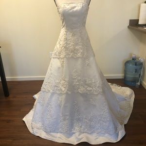David’s Bridal wedding dress